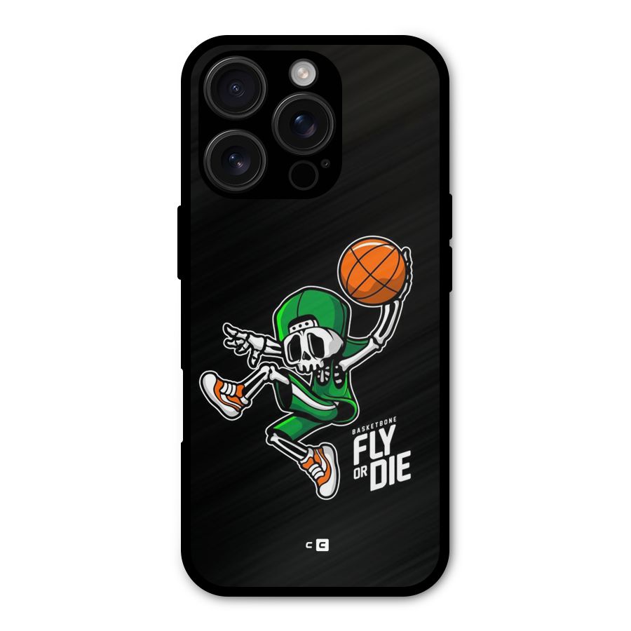 Fly Or Die Metal Back Case for iPhone 16 Pro