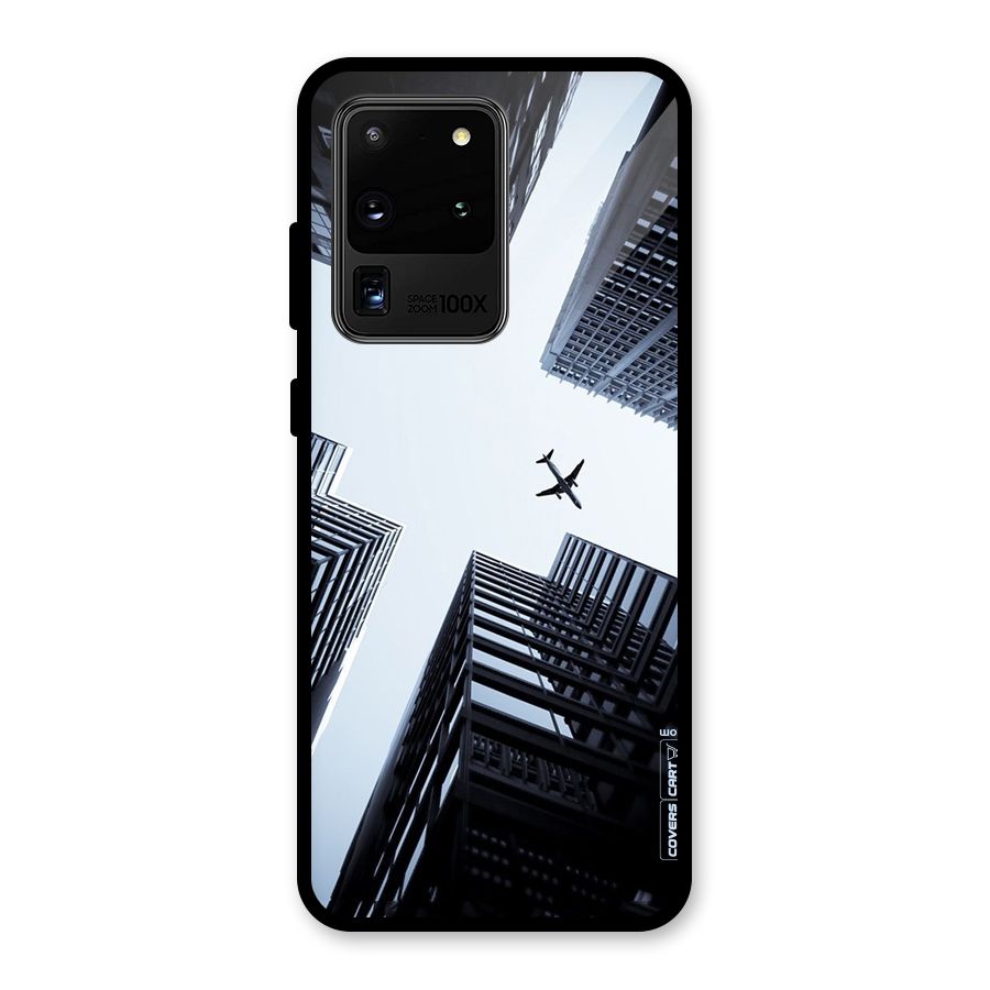 Fly Perspective Glass Back Case for Galaxy S20 Ultra