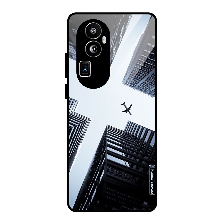 Fly Perspective Glass Back Case for Oppo Reno10 Pro Plus