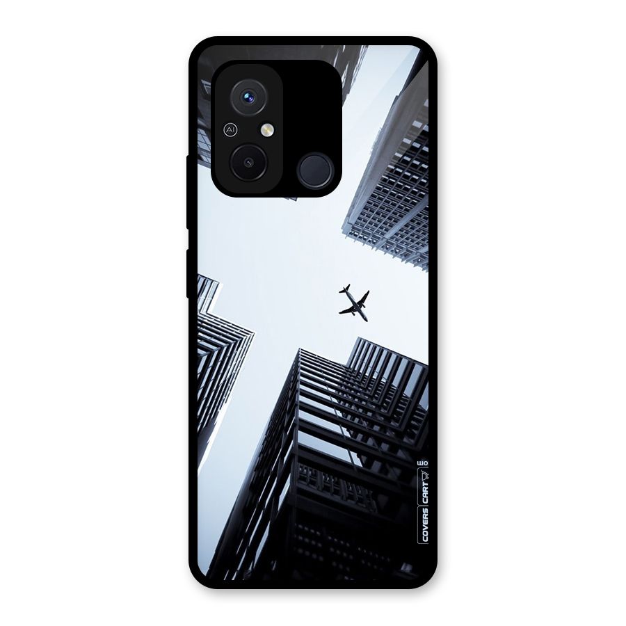Fly Perspective Glass Back Case for Redmi 12C