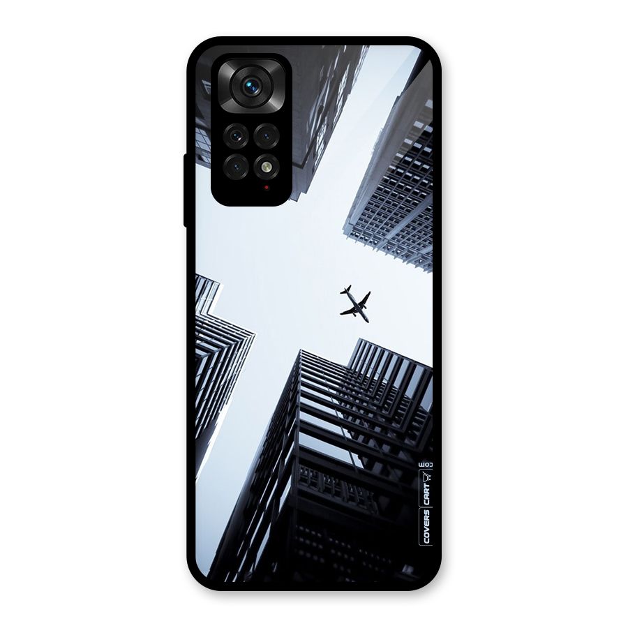 Fly Perspective Glass Back Case for Redmi Note 11S