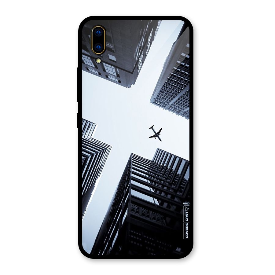 Fly Perspective Glass Back Case for Vivo V11 Pro