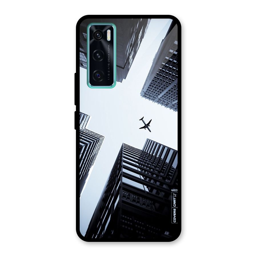 Fly Perspective Glass Back Case for Vivo V20 SE