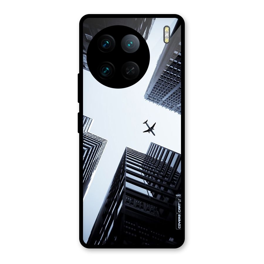 Fly Perspective Glass Back Case for Vivo X90 Pro