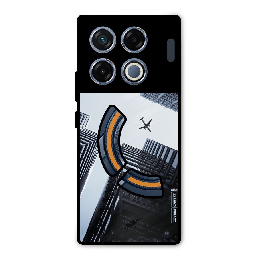 Fly Perspective Metal Back Case for Infinix GT 20 Pro