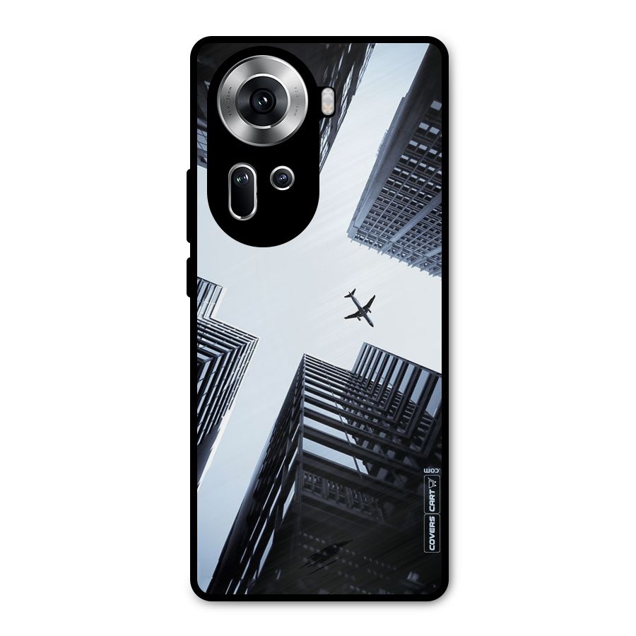 Fly Perspective Metal Back Case for Oppo Reno11 5G
