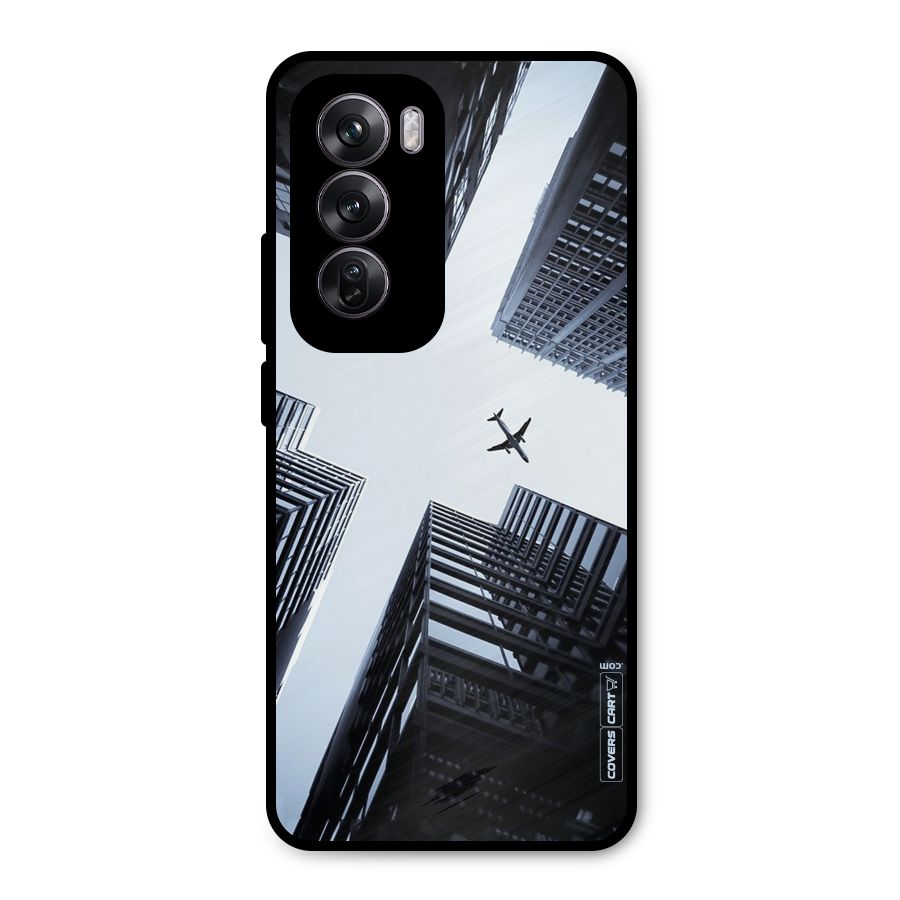 Fly Perspective Metal Back Case for Oppo Reno12 Pro