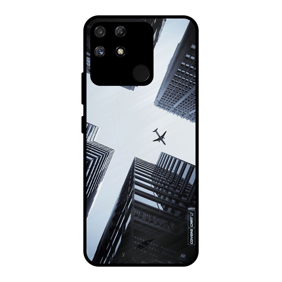 Fly Perspective Metal Back Case for Realme Narzo 50A