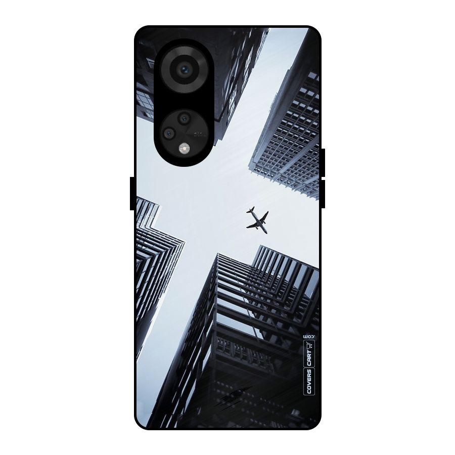 Fly Perspective Metal Back Case for Reno8 T 5G