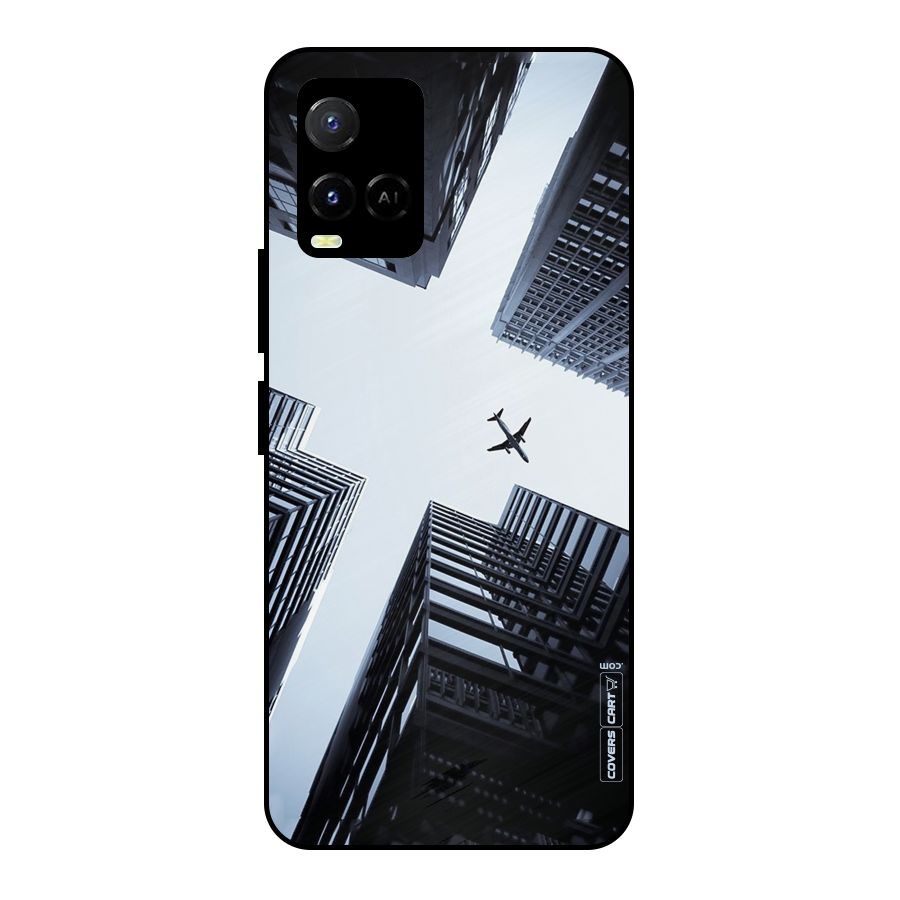 Fly Perspective Metal Back Case for Vivo Y21A