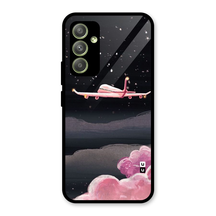 Fly Pink Glass Back Case for Galaxy A54