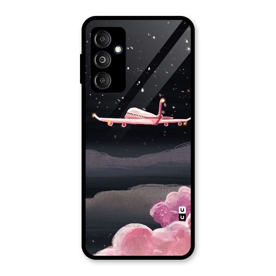 Fly Pink Glass Back Case for Galaxy M14 5G