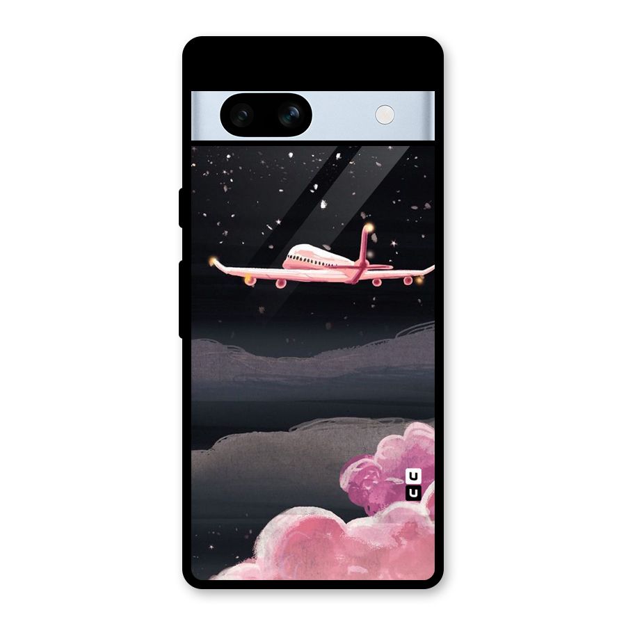 Fly Pink Glass Back Case for Google Pixel 7a