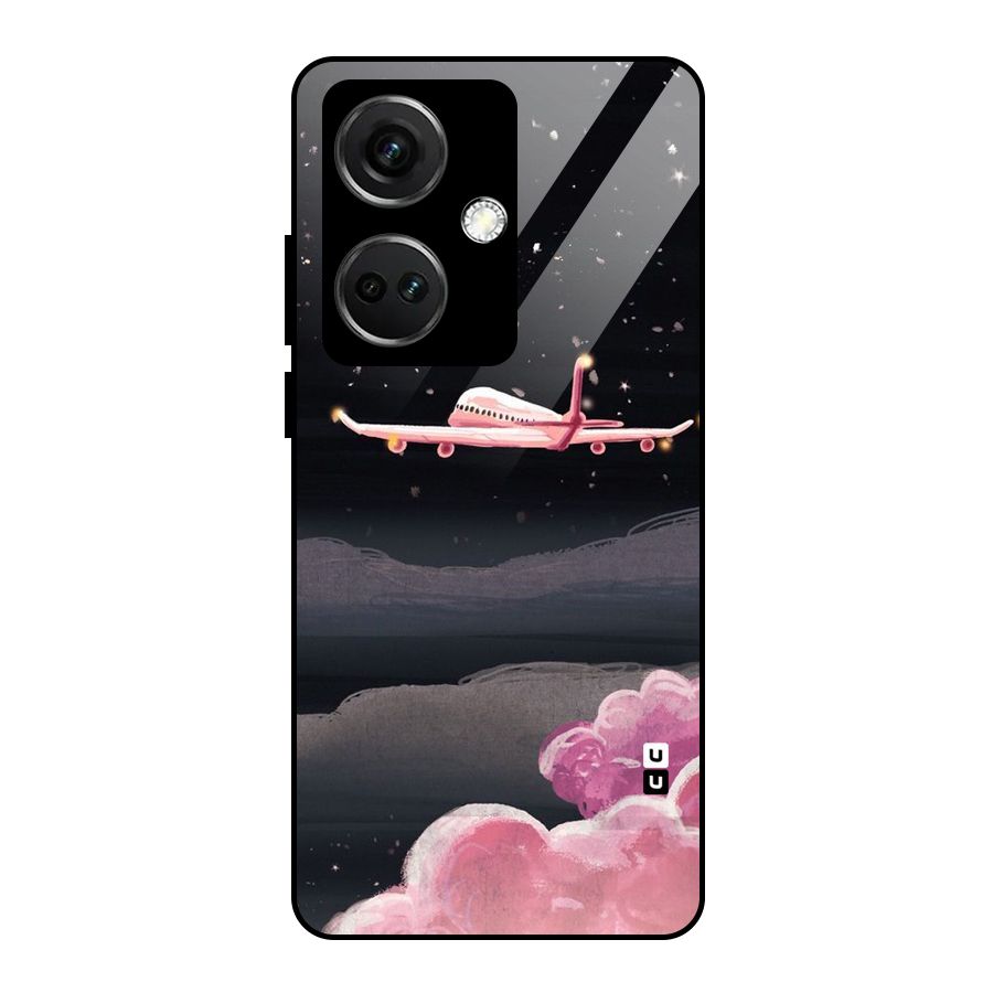 Fly Pink Glass Back Case for OnePlus Nord CE 3 5G