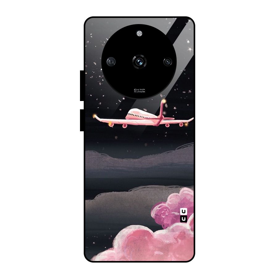Fly Pink Glass Back Case for Realme Narzo 60 5G