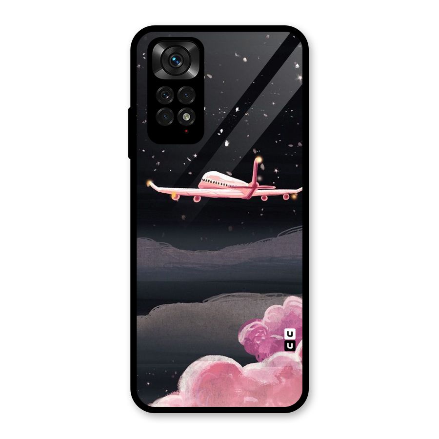 Fly Pink Glass Back Case for Redmi Note 11S