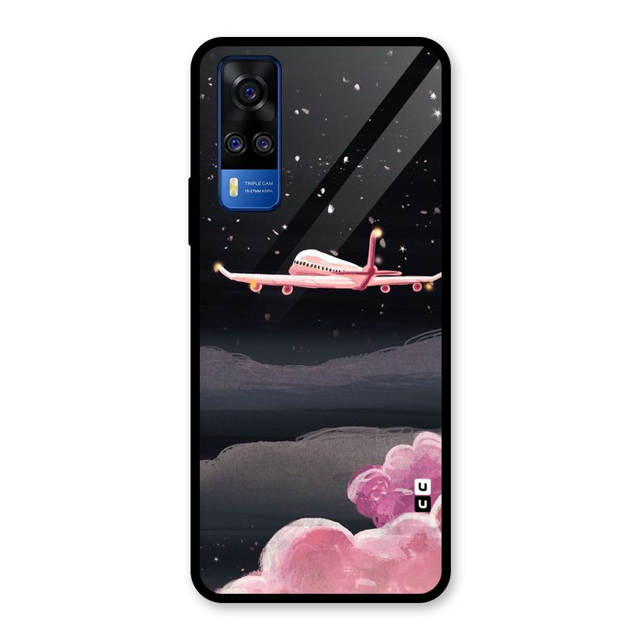Fly Pink Glass Back Case for Vivo Y31