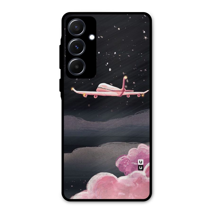Fly Pink Metal Back Case for Galaxy A55