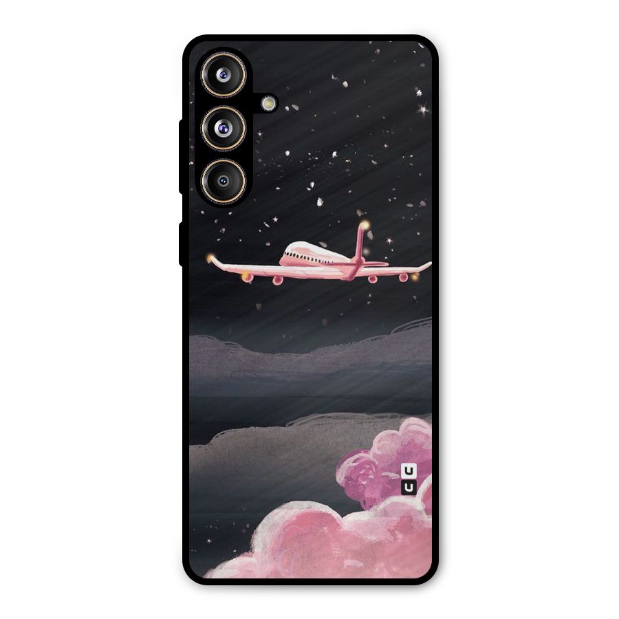 Fly Pink Metal Back Case for Galaxy F55