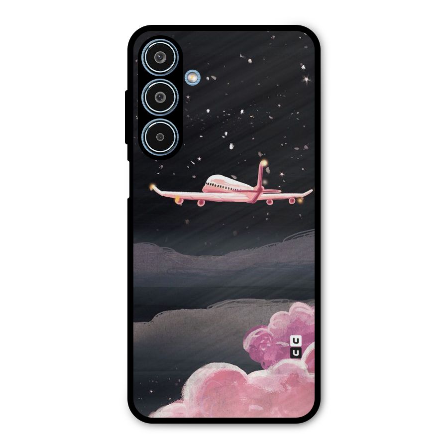 Fly Pink Metal Back Case for Galaxy M35