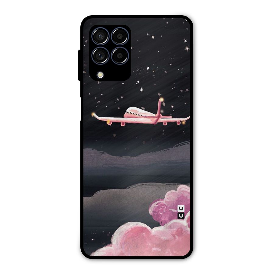 Fly Pink Metal Back Case for Galaxy M53 5G