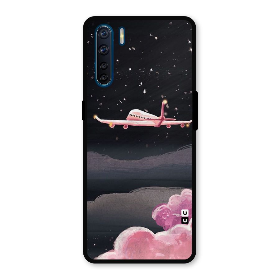 Fly Pink Metal Back Case for Oppo F15