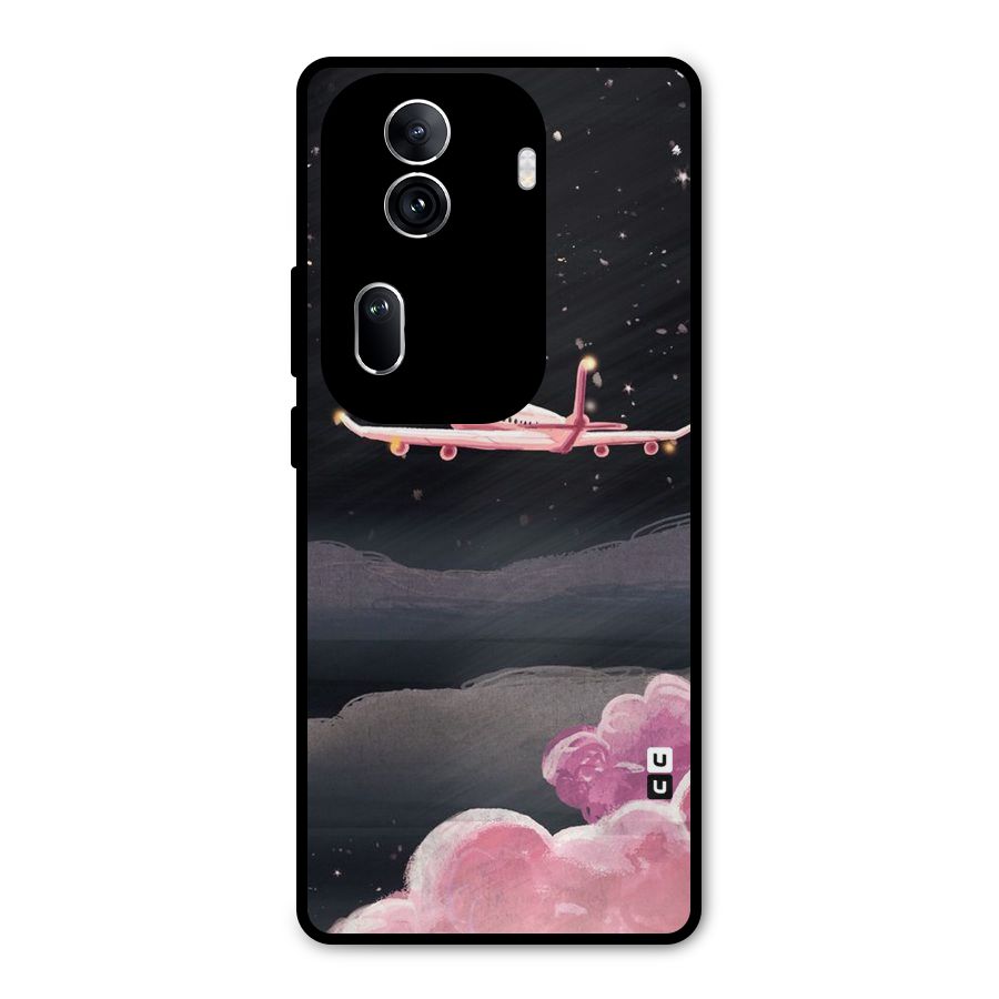 Fly Pink Metal Back Case for Oppo Reno11 Pro 5G