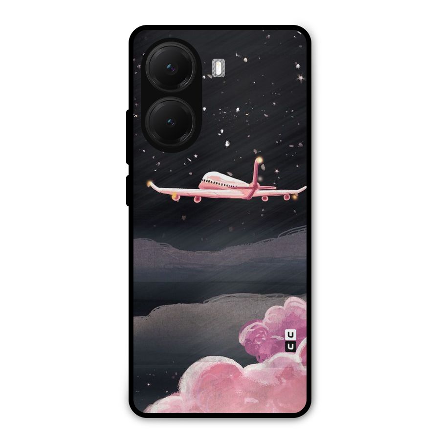 Fly Pink Metal Back Case for Poco X7 Pro