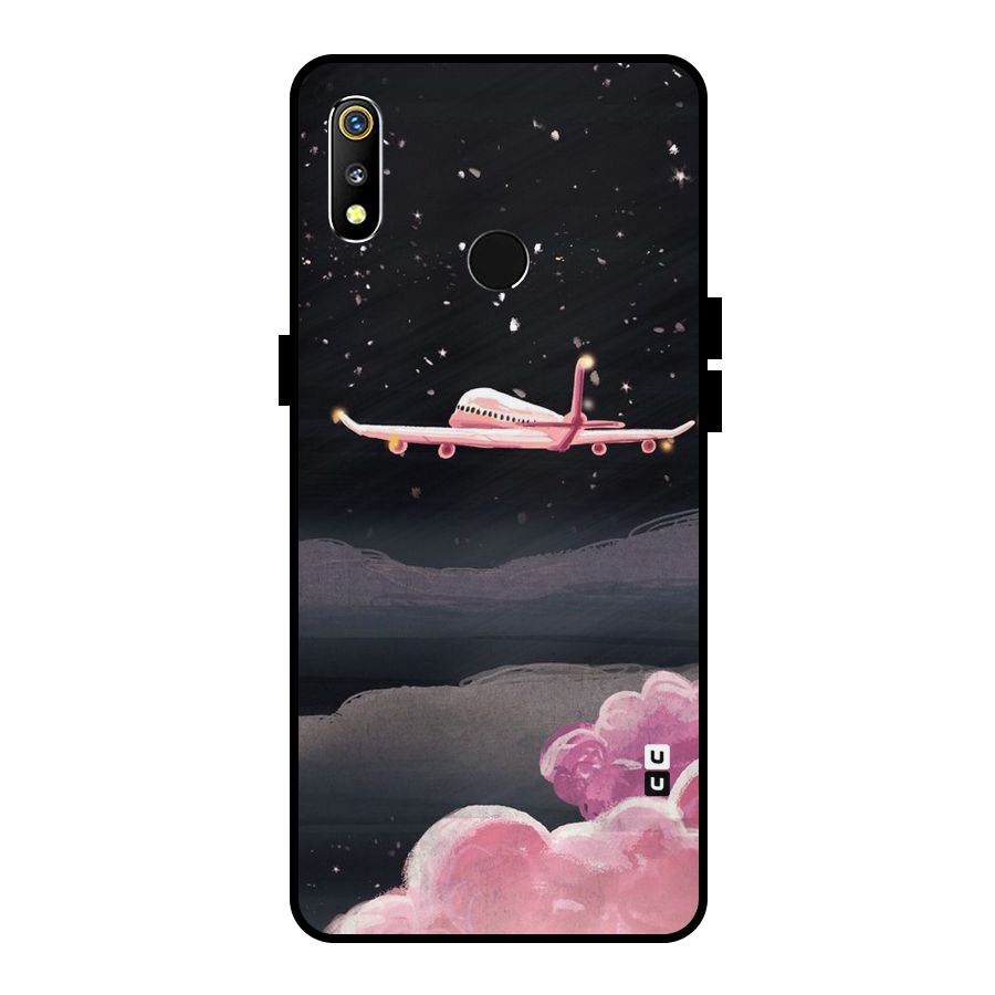 Fly Pink Metal Back Case for Realme 3i