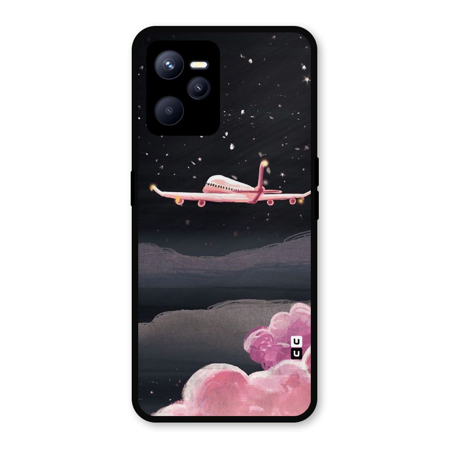 Fly Pink Metal Back Case for Realme C35