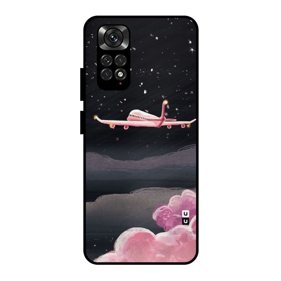 Fly Pink Metal Back Case for Redmi Note 11 Pro