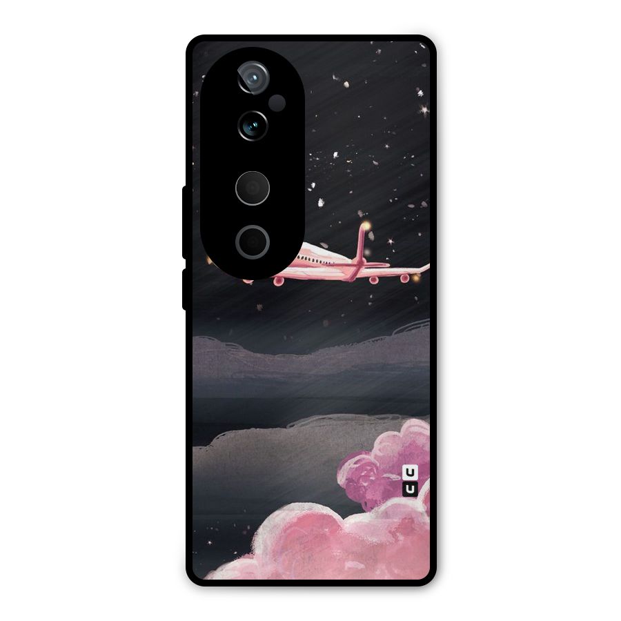 Fly Pink Metal Back Case for Vivo T3 Ultra