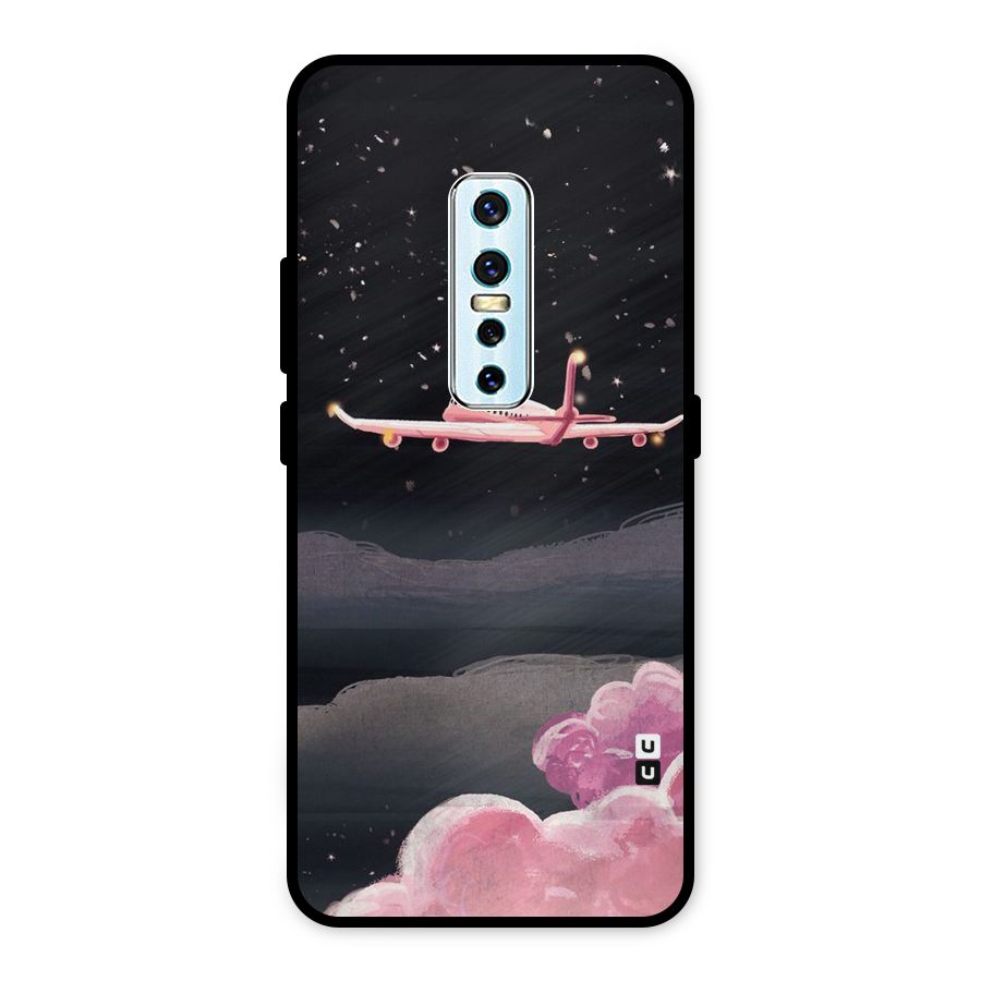 Fly Pink Metal Back Case for Vivo V17 Pro