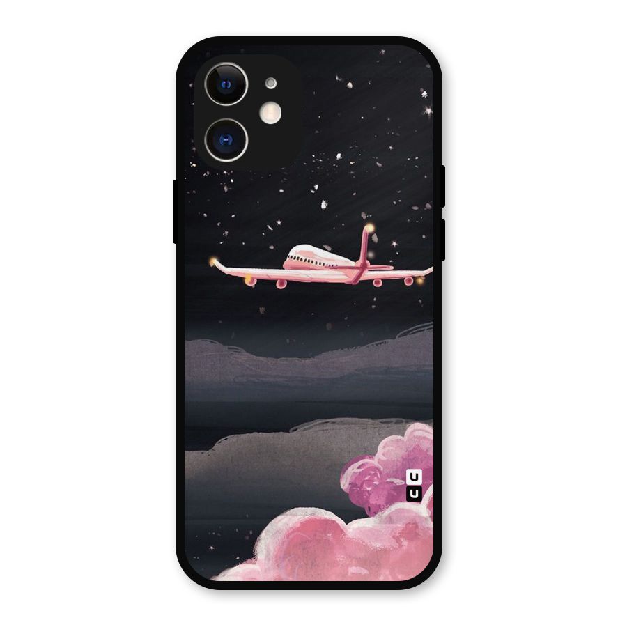 Fly Pink Metal Back Case for iPhone 12