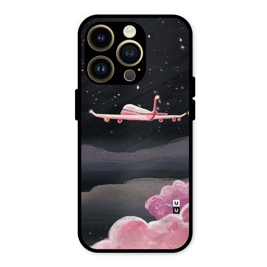 Fly Pink Metal Back Case for iPhone 14 Pro