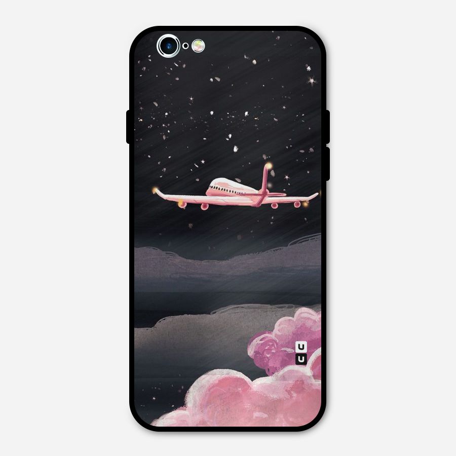 Fly Pink Metal Back Case for iPhone 6 6s