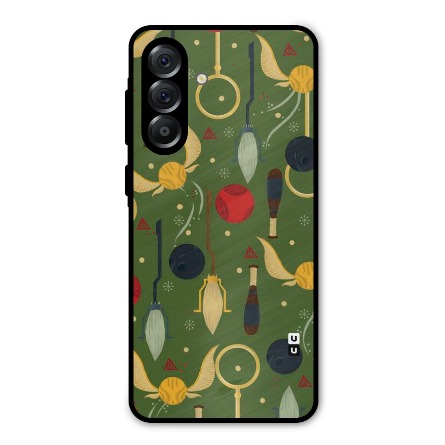 Flying Ball Pattern Metal Back Case for Galaxy A36