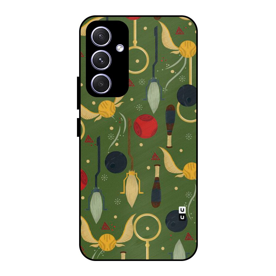 Flying Ball Pattern Metal Back Case for Galaxy A54