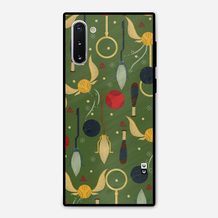 Flying Ball Pattern Metal Back Case for Galaxy Note 10