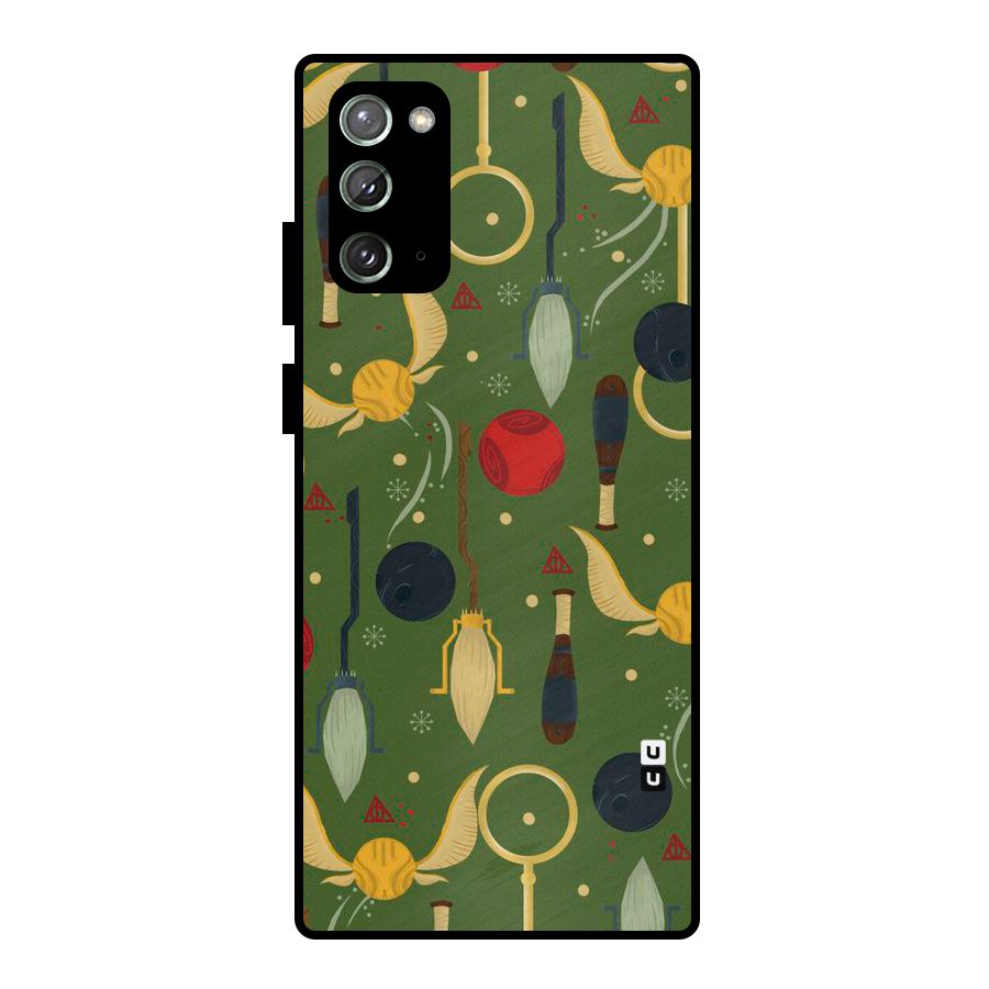 Flying Ball Pattern Metal Back Case for Galaxy Note 20