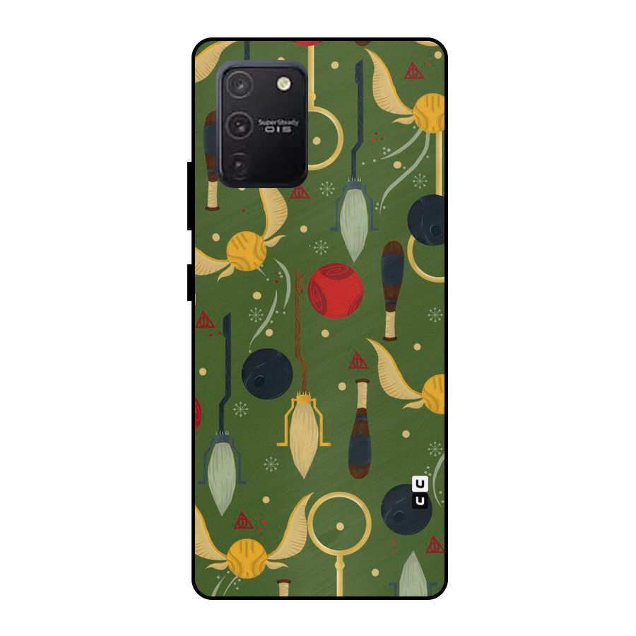 Flying Ball Pattern Metal Back Case for Galaxy S10 Lite