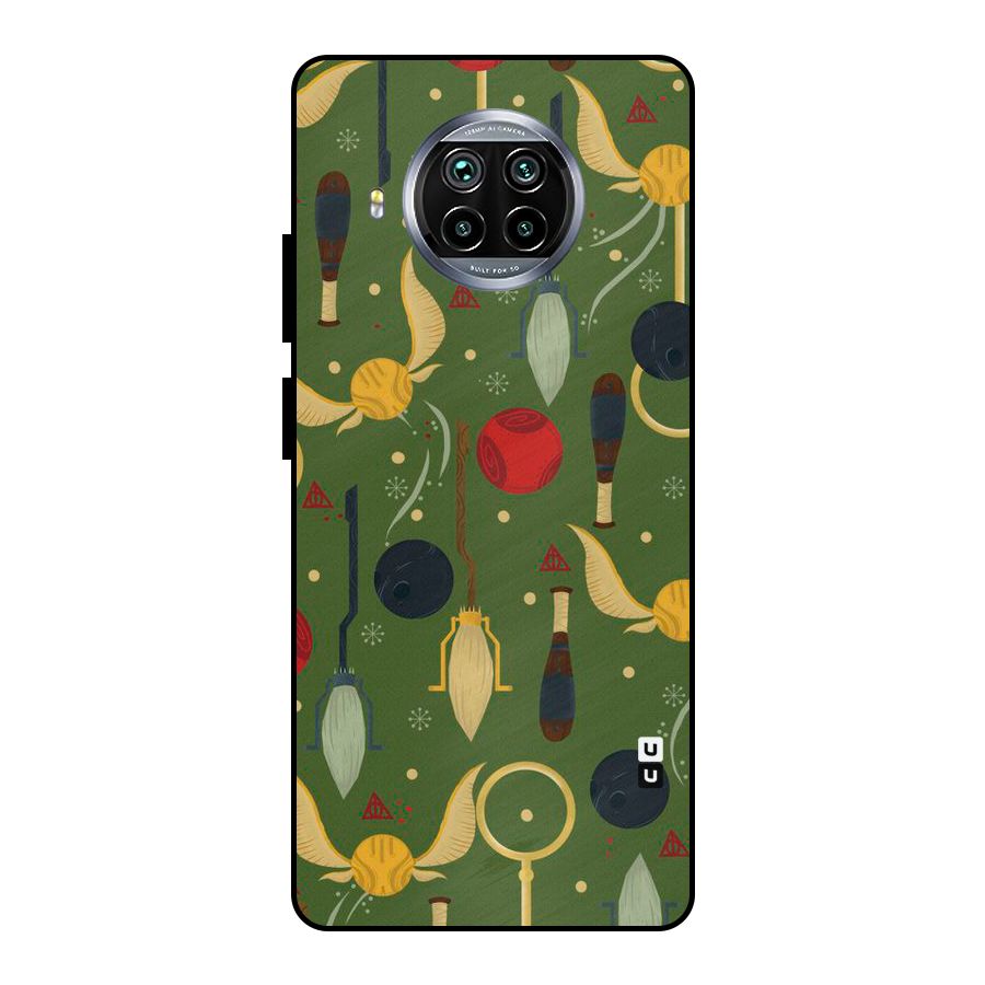Flying Ball Pattern Metal Back Case for Mi 10i