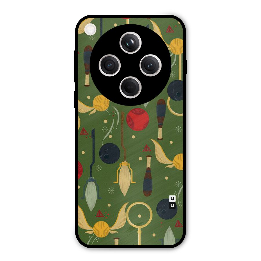 Flying Ball Pattern Metal Back Case for Oppo Find X8