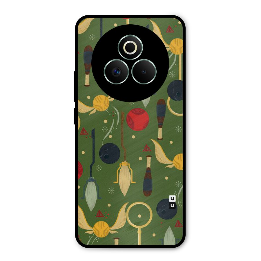 Flying Ball Pattern Metal Back Case for Realme P3 Pro
