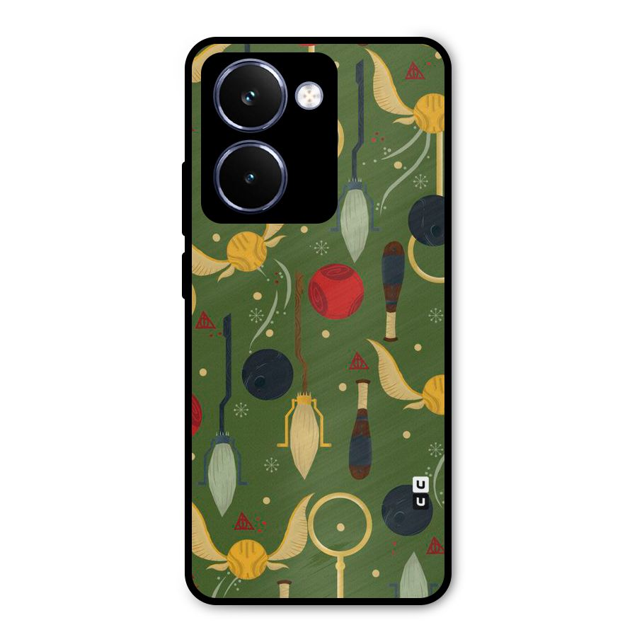 Flying Ball Pattern Metal Back Case for Realme P3 Ultra