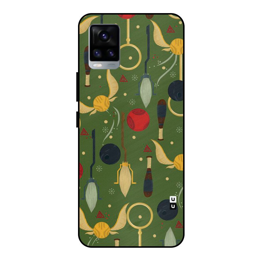 Flying Ball Pattern Metal Back Case for Vivo V20