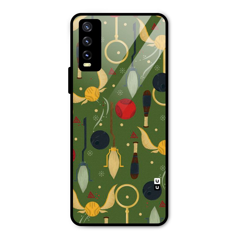 Flying Ball Pattern Metal Back Case for Vivo Y20