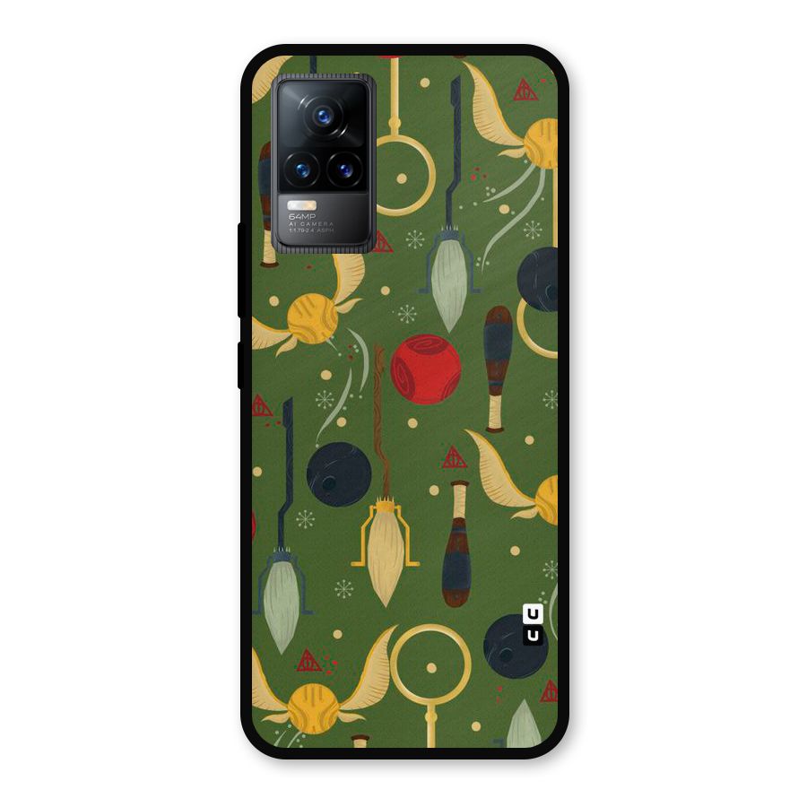 Flying Ball Pattern Metal Back Case for Vivo Y73