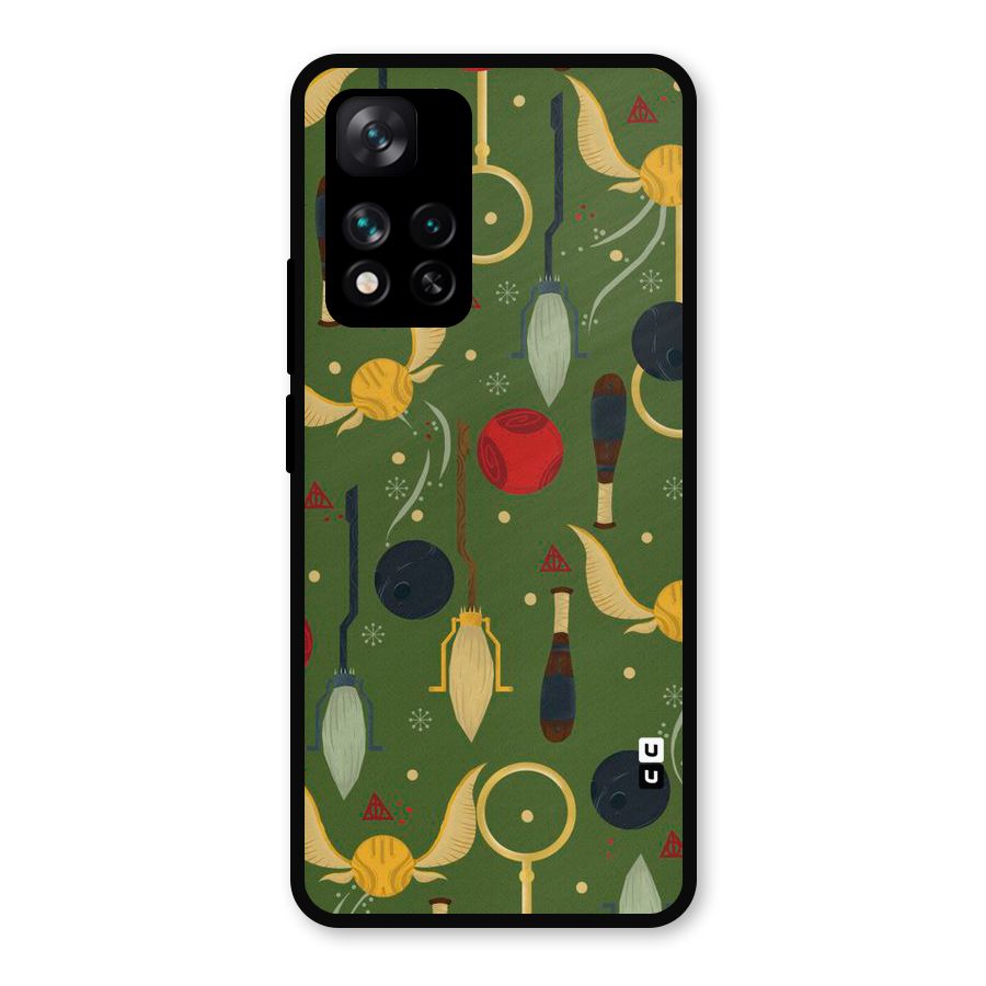 Flying Ball Pattern Metal Back Case for Xiaomi 11i Hypercharge 5G