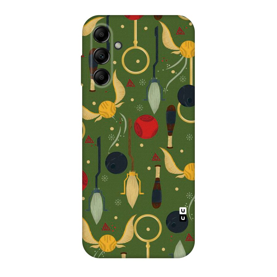 Flying Ball Pattern Original Polycarbonate Back Case for Galaxy A14 5G
